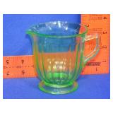 Uranium Glass Creamer