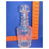 Etched Glass Decanter