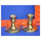 Pair of Brass Candle Holders