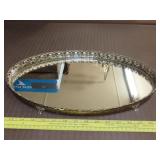 Mirrored Vanity Tray - 17'