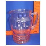 Pink Depression Pitcher