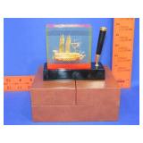 Korean Turtle Ship Desk Top Pen Holder