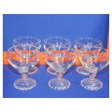 6 Anchor Hocking Boopie Bubble Foot Sherberts