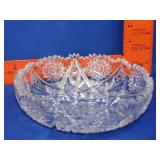 Cut Crystal Bowl - 7'