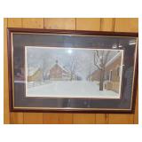 Framed 'A Winters Day' Print by John Furches