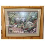 Framed Glenham Arbor Print - 40'x34'