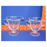 Fostoria Century Cream & Sugar