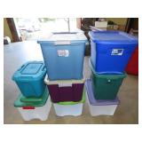 Lot of Plastic Tubs w/ Lids