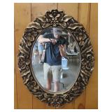 Decorative Oval Wall Mirror - 26'x34'