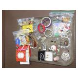 Tray Lot of Costume Jewelry