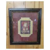 Framed Monkey Wall Art - 26'x30'