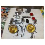 Lot of Car Mirrors & Lights