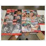 Lot of Vintage Life Magazines