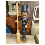 Wooden German Incense Smoker Figurine - 27'