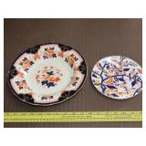 Imari Style Bowl & Plate