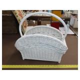 Wicker Magazine Rack