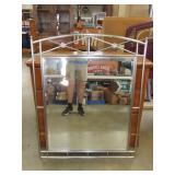 Metal Frame Beveled Glass Mirror - 36'x44'
