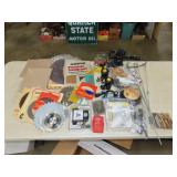 Box of Misc Tools & Hardware