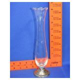 Bud Vase w/ Weighted Sterling Base