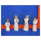 4 Willow Tree Angels