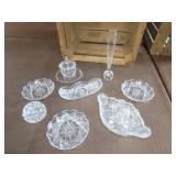 Lot of Cut Crystal & Other Glassware