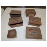 Lot of Metal Cigar Tins