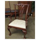 Chippendale Style Mahogany Arm Chair