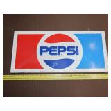 Metal Pepsi Sign - 22x10