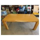 Heavy Built Oak Dining Table