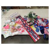 Lot of Fourth of July & Easter Decor