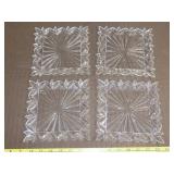 4 Marquis Waterford Crystal Trays - 7"