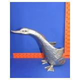 Metal Goose Bottle Holder