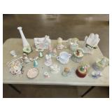 Lot of Figurines and Glassware