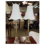 Pair of Table Lamps - No Cords - 30"