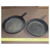 2 Cast Iron Skillets