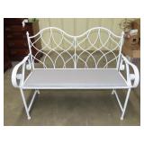 Fold Up Metal Bench