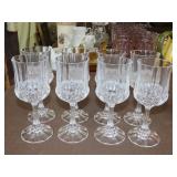 8 Kristal-De-Flandre Fascination Wine Glasses
