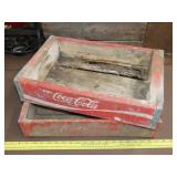 Two Wood Coke Crates