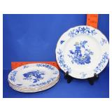 Five Spode Bowpot Plates - 7.5"