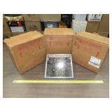 3 Lester Brossard Safety Mirrors - 12x12