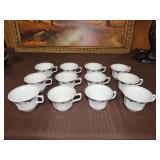 Adams Veruschka Ironstone Cups - 12pc