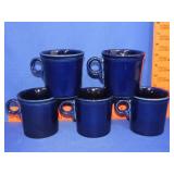 Five Fiesta Mugs