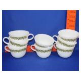 8 Corning Crazy Daisy Cups