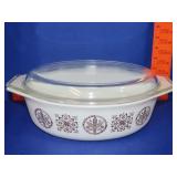 Pyrex Hex Signs Casserole