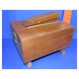 Wood Shoe Shine Box