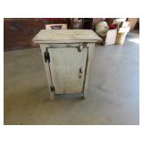 Painted Distressed One Drawer Cabinet