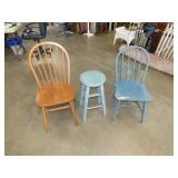 2 Chairs & Stool
