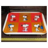 Metal Snoopy TV Tray