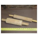 2 Wood Rolling Pins