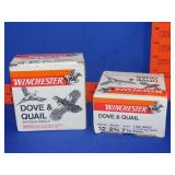 2 Boxes Winchester 12ga Dove & Quail Bullets
